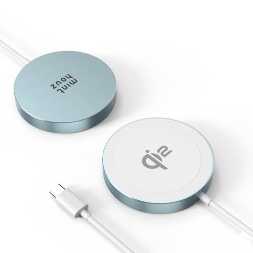 Qi2 Magnetic Wireless Charger, Minthouz 15W Fast Charging iPhone Wireless Charger: MT-CW105 - MT Blue