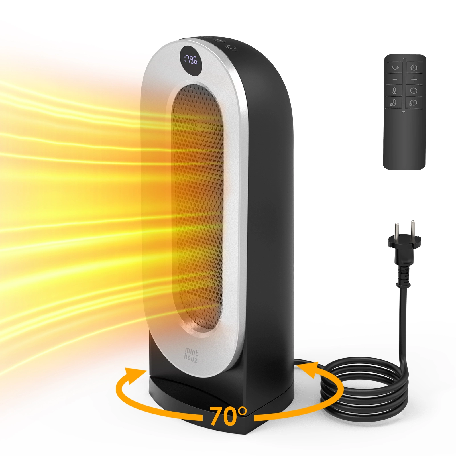 Minthouz Electric Heater with Remote Control: MT-S950 - EU